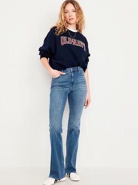 New! Old Navy High Rise Wow Flare Leg Jeans Womens Size 4